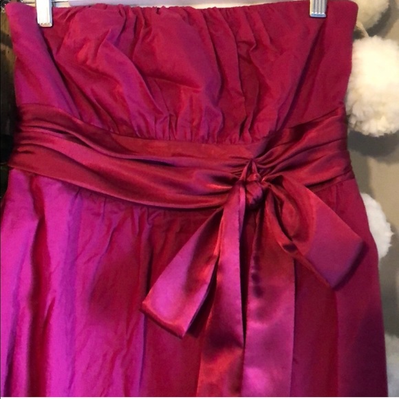 The Limited Strapless Fuchsia Dress - Picture 2 of 5